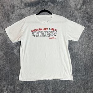 Keith Haring American Art Of The 80s Shirt Mens Medium White Graphic Tee
